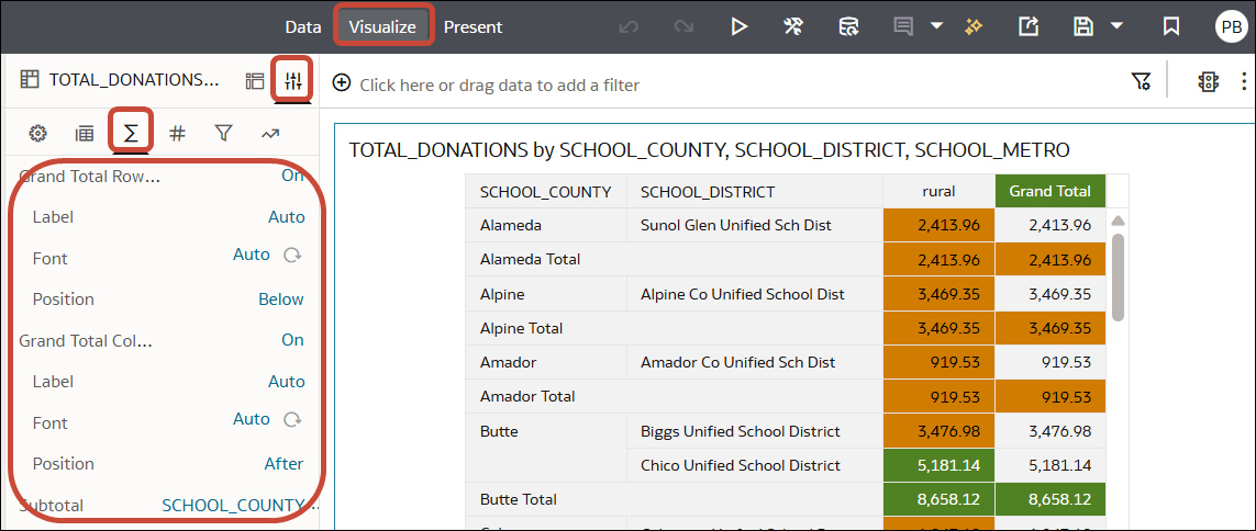 Description of properties-totals-tab.png follows