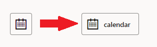 Here is the alt text for the image:

**Alt text:** A red arrow points from a calendar icon to a larger calendar icon with the word "calendar" next to it.

This alt text is concise, factual, and useful for accessibility, as it describes the visual relationship between the two calendar icons and the direction of the arrow.