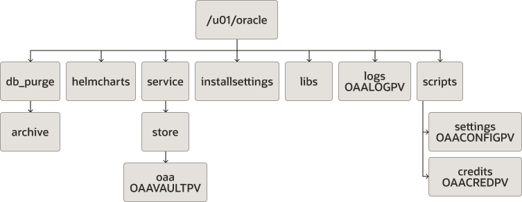 Recommended Directory Structure for Oracle Advanced Authentication