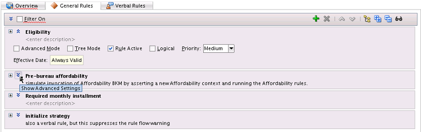 Show/Hide Advanced Settings Show/Hide Advanced Settings