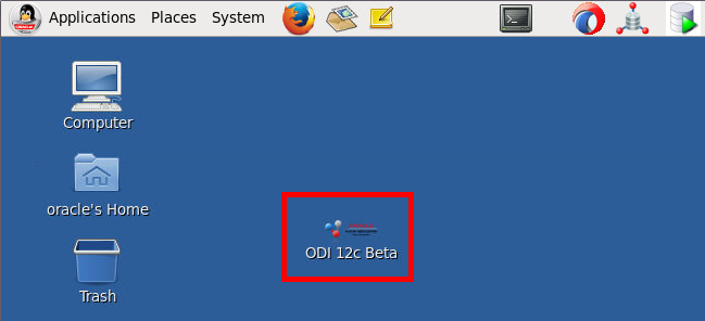 ODI shortcut on Desktop