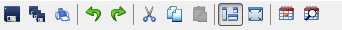 This image shows the toolbar icons. This image shows the toolbar icons.