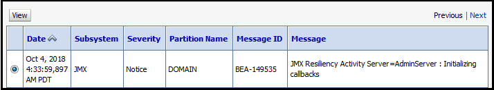 Domain Log