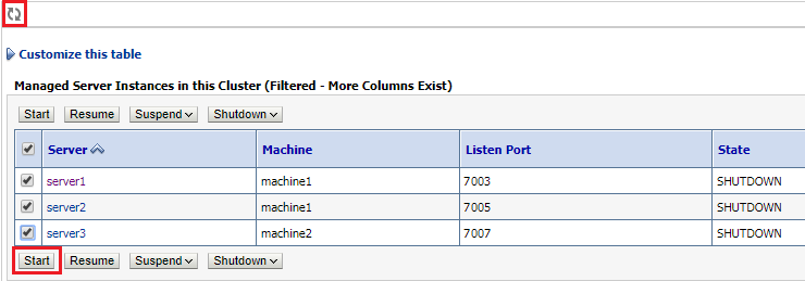 Start Managed Server