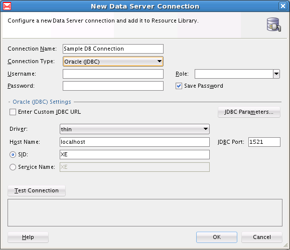 New Database Connection New Database Connection