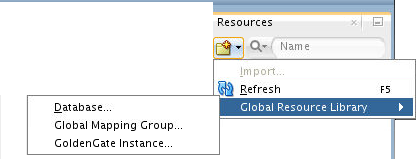 Adding New Resources through Resources Navigator Adding New Resources through Resources Navigator