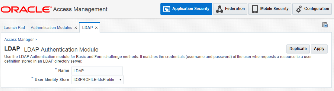 LDAP Authentication Module