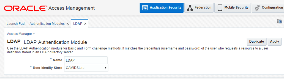 LDAP Authentication Module