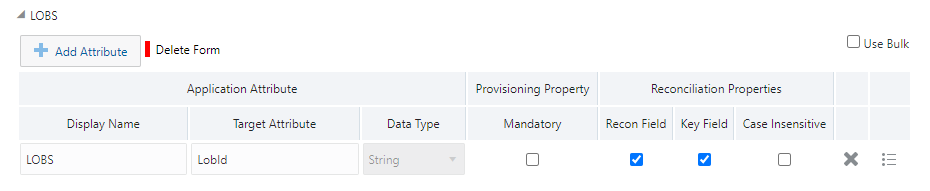 Default Attribute Mappings for LOBs Default Attribute Mappings for LOBs