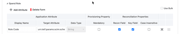 Spend role properties Spend role properties