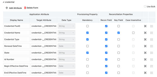 image shows Default Credential Mapping image shows Default Credential Mapping