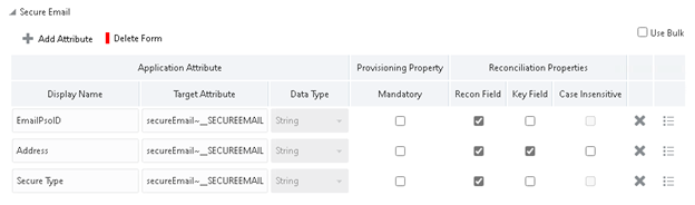 Default Secure Email mapping Default Secure Email mapping