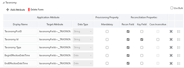 Default Taxonomy Mapping Default Taxonomy Mapping
