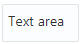 Input text area