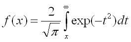 eq of error function complemented eq of error function complemented