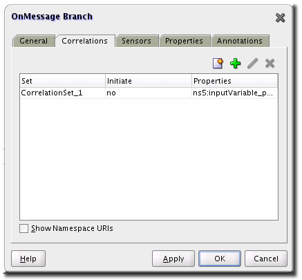 BPEL OnMessage Branch BPEL OnMessage Branch