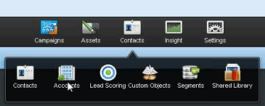 Description of eloqua-console-accounts.png follows Description of eloqua-console-accounts.png follows