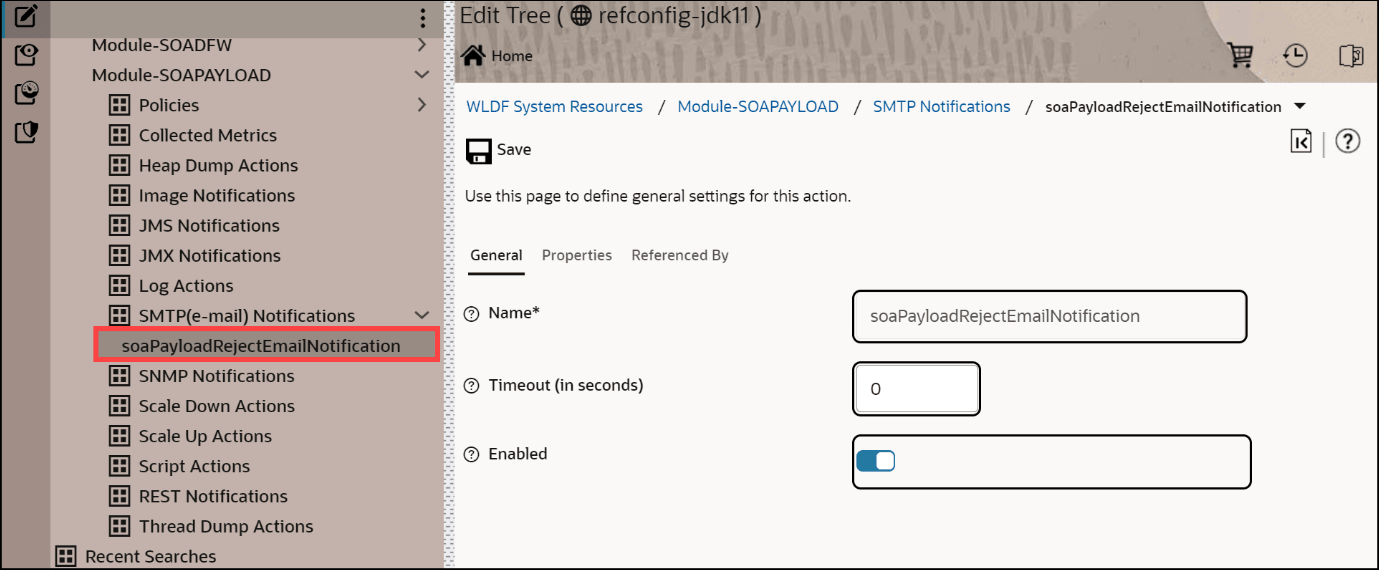 Description of soa-payload-reject-email-notification.png follows Description of soa-payload-reject-email-notification.png follows