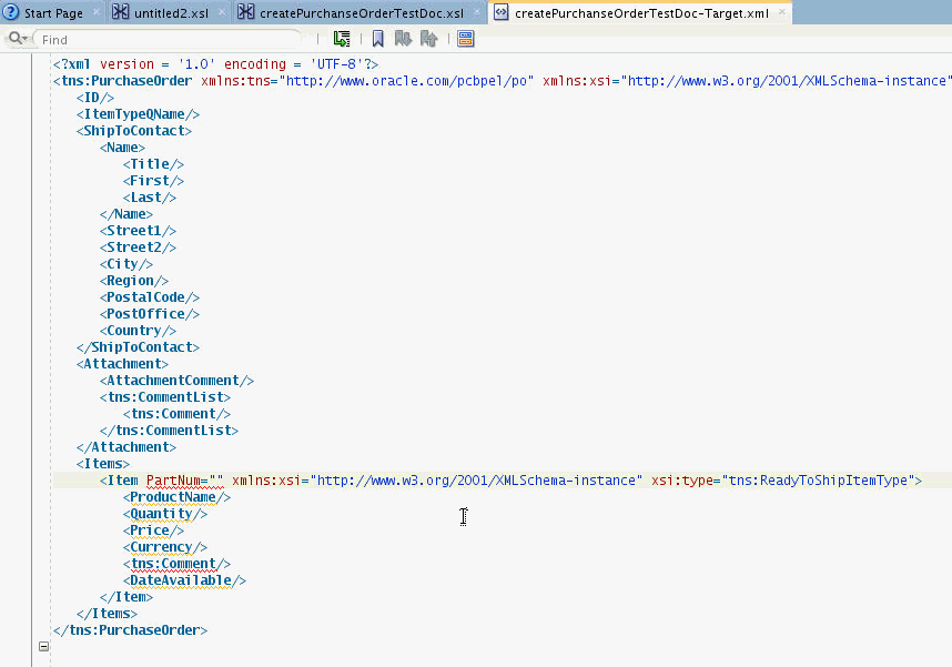 Generated template Generated template