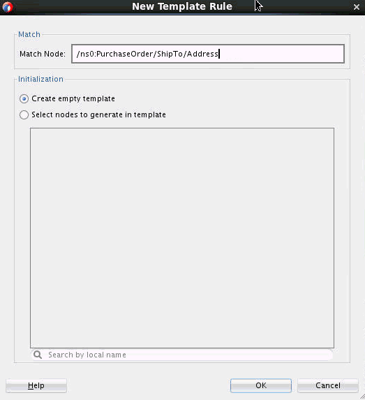 Description of xslt-new-temp-rule-sample.gif follows Description of xslt-new-temp-rule-sample.gif follows