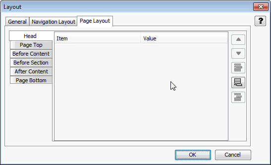 This is the Page Layout tab of the Layout dialog box