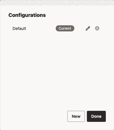 Columns Configuration Dialog
