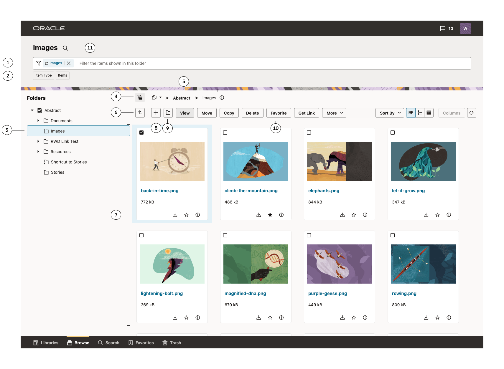 Redwood UI Search View