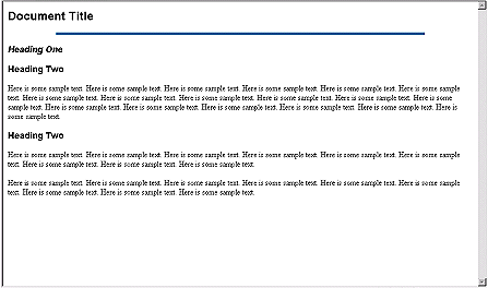 A converted document without a layout template A converted document without a layout template