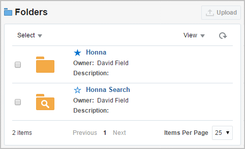 Graphic showing folders and favorites Graphic showing folders and favorites