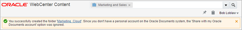 Cloud Folder Sharing Failure Message Cloud Folder Sharing Failure Message