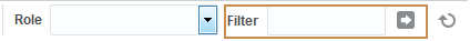 Filter field and icon in Members task flow