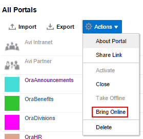 Bringing a Portal Online