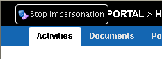 Impersonation Session - Session Indicator Overlay