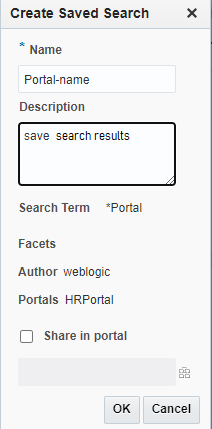 Save search results
