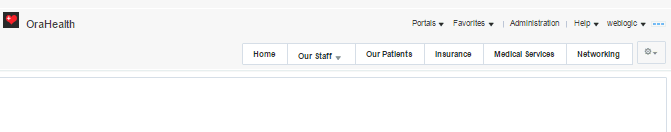 Alta Top Navigation page template
