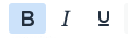 RTE font style icons