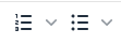 RTE list icons
