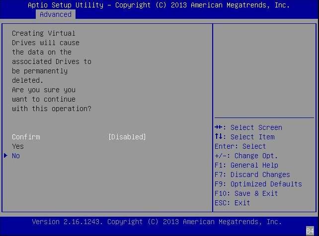 Graphic that shows how to confirm the configuration