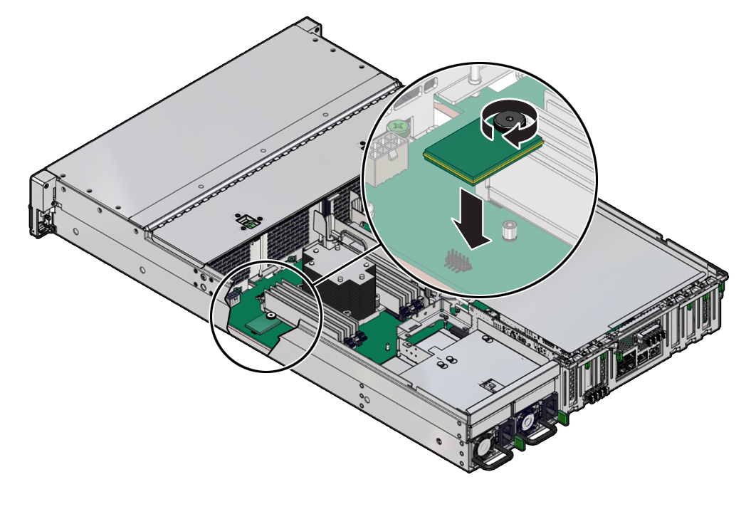 image:Image showing eUSB installation.