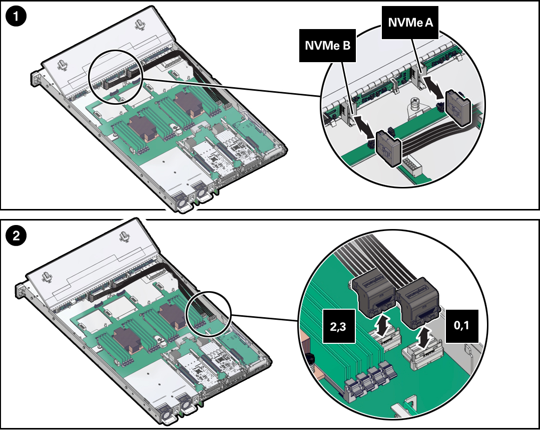 image:Image showing removal of NMMe cables.
