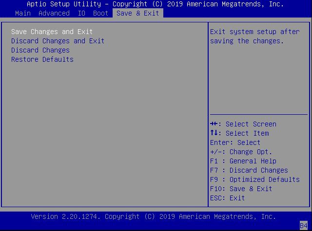 image:This figure shows the Exit Menu image.