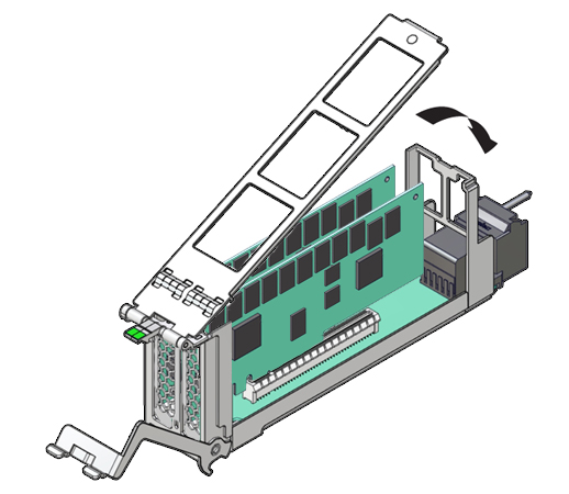 Image showing how to close the top of a DPCC.