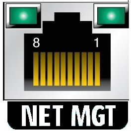 Figure showing net management port.