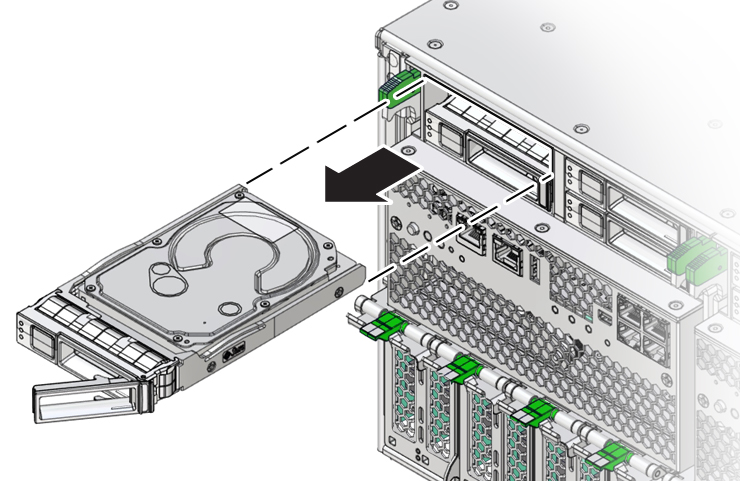 Image showing drive being removed.