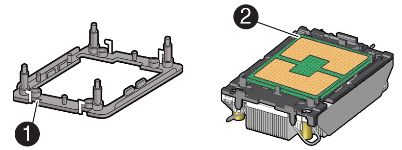 Figure showing the socket with callout to Pin 1.