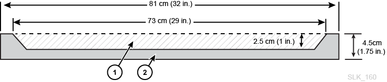 Door cable routing cut outs Door cable routing cut outs