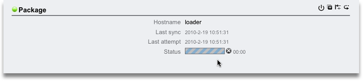 Canceling replication update using the BUI