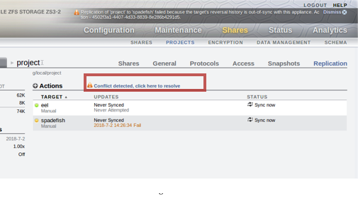 Image of conflict notification in the BUI (source)