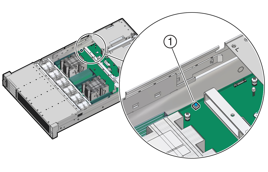 Figure showing the location of the Fault Remind button.