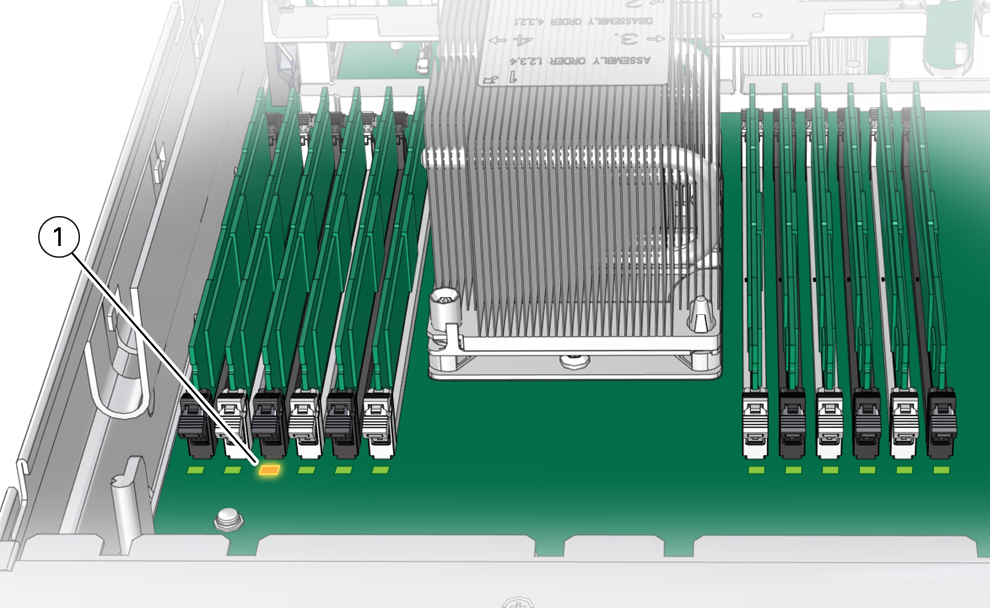 Figure showing a failed DIMM.